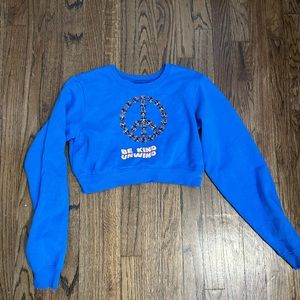 Urban outfitters cropped sweatshirt